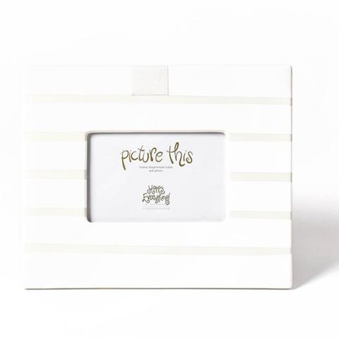Mini Frame White Stripe - #confetti-gift-and-party #-Happy Everything