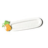 White Stripe Mini Skinny Oval Entertaining Tray - #confetti-gift-and-party #-Happy Everything