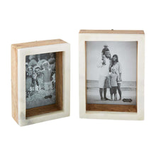  Wood and Marble Shadow-Box Frame - #confetti-gift-and-party #-Mud Pie