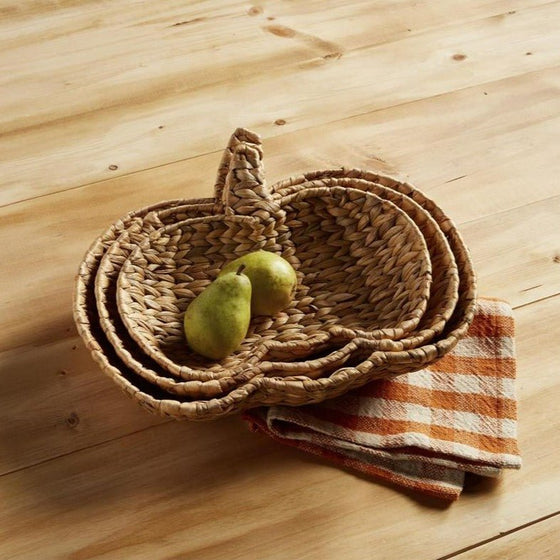 Woven Pumpkin Bowl Set - #confetti-gift-and-party #-Mud Pie