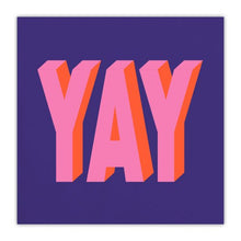  YAY Purple Napkins - #confetti-gift-and-party #-Slant