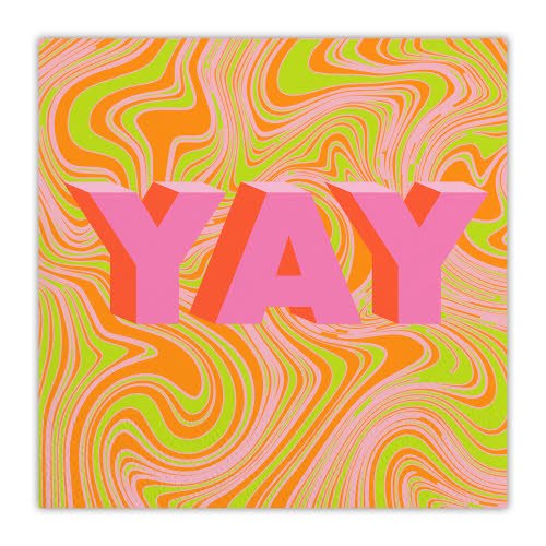 YAY Swirl Napkins - #confetti-gift-and-party #-Slant