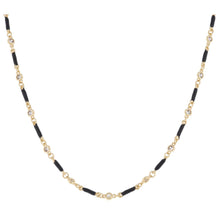  Zoe Necklace with Enamel Bars and clear crystal links by Confetti Interiors at Confetti Gift and Party